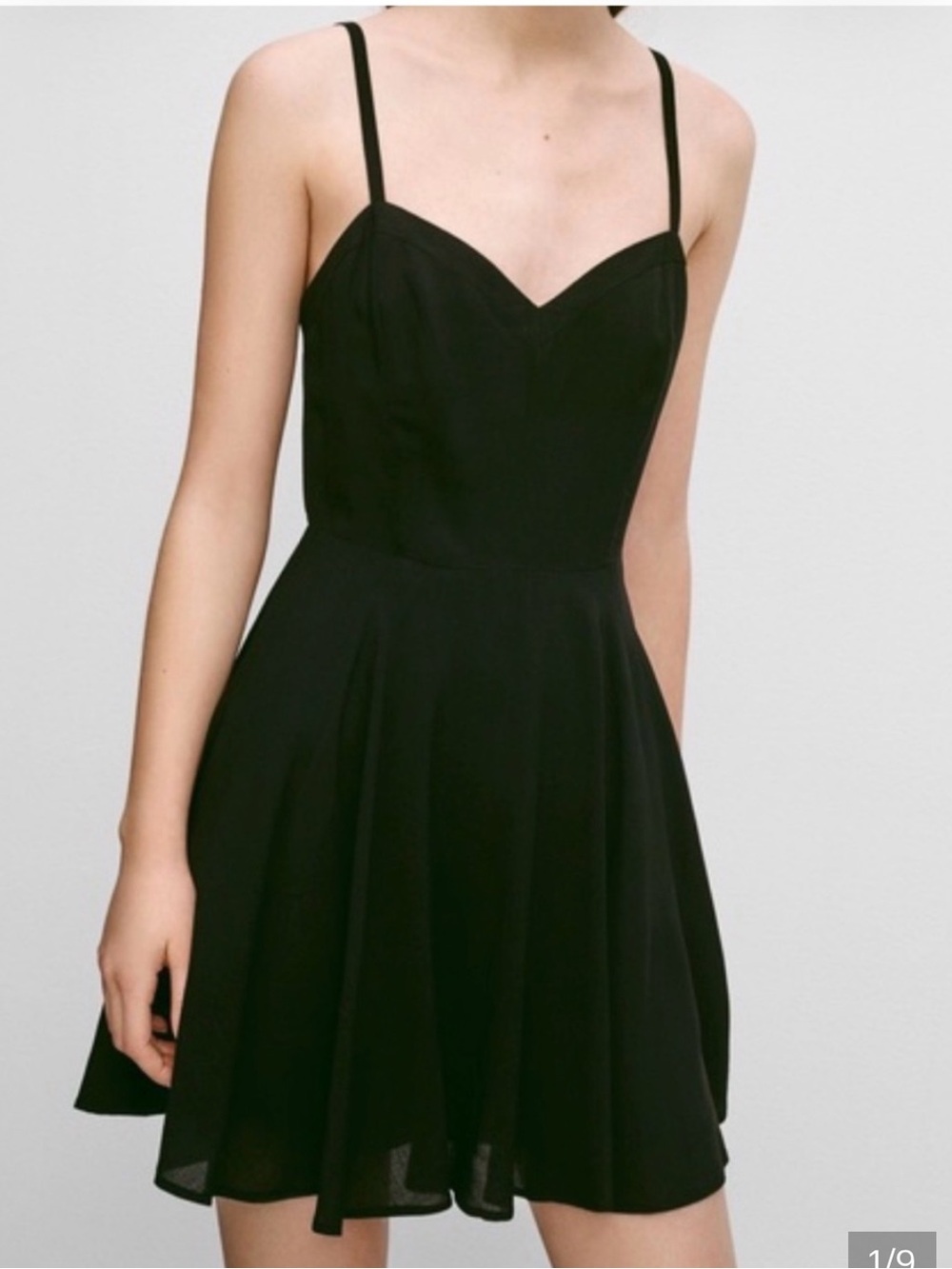 Sunday Best Black spegetti strap Dress